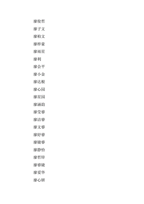 2019廖姓男宝宝取名_2019廖姓男宝宝取名大全