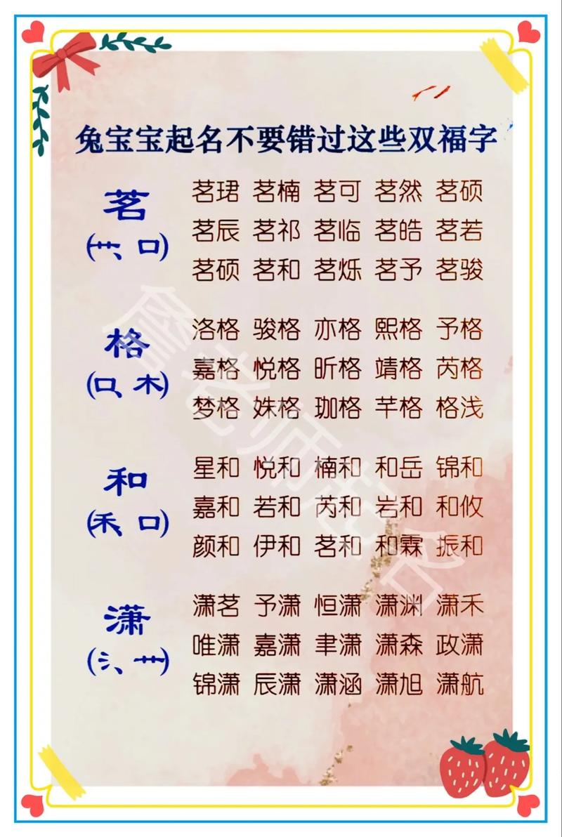 12月宝宝名字大全_12月宝宝名字大全兔宝宝取名