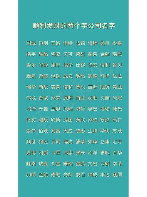 顺字起公司名字_顺字起公司名字大全