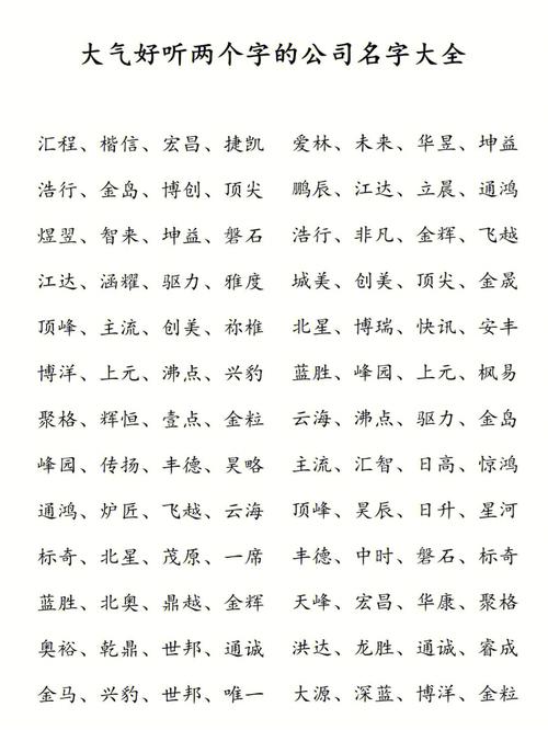晨字公司取名字大全_晨字公司取名字大全女孩