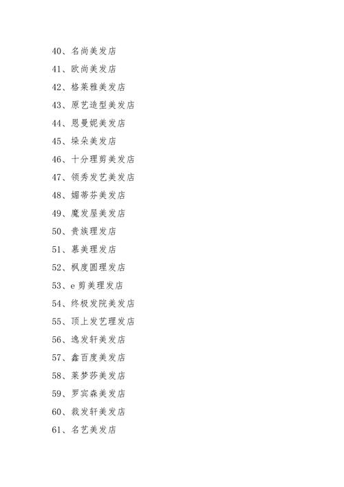 发廊名字大全潮名_发廊名字大全潮名怎么取