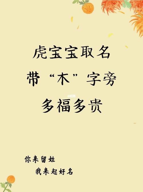 带木的虎宝宝名字_带木的虎宝宝名字男孩