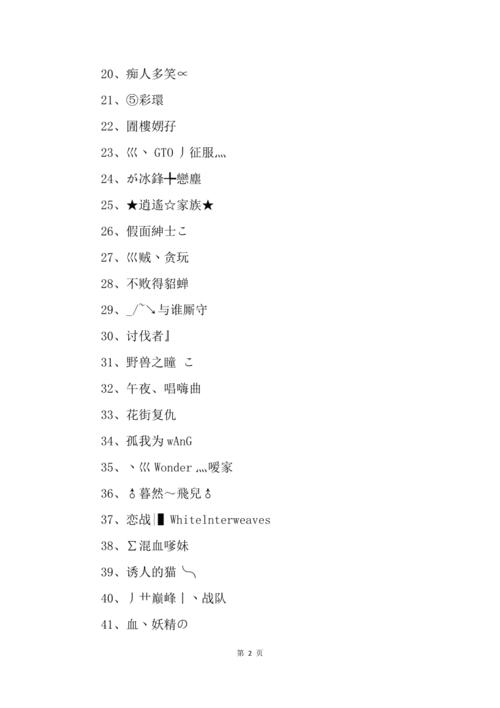 cf女名字大全_cf女名称