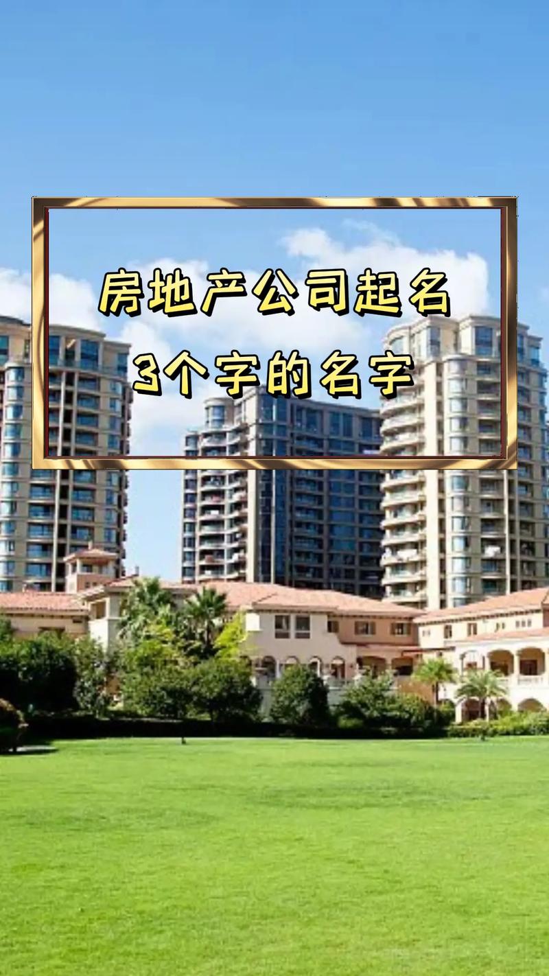房地产名字大全有创意_房地产名字大全有创意三字