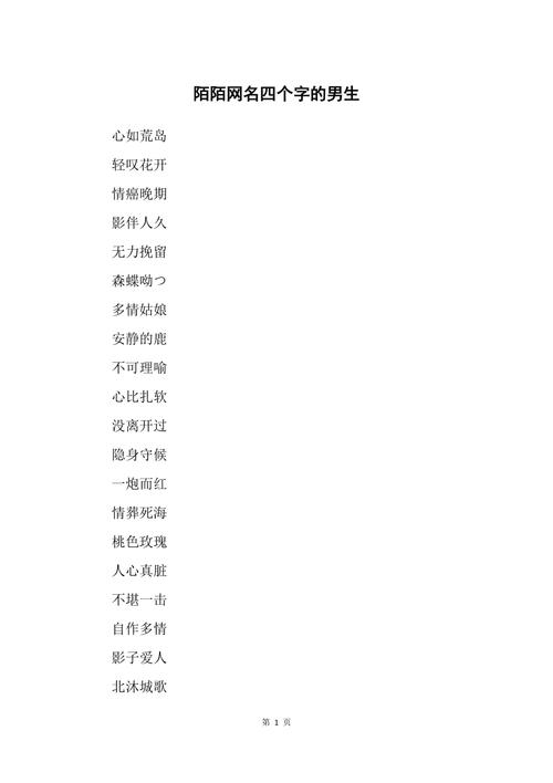 陌陌怎么起名字大全_陌陌怎么起名字大全霸气