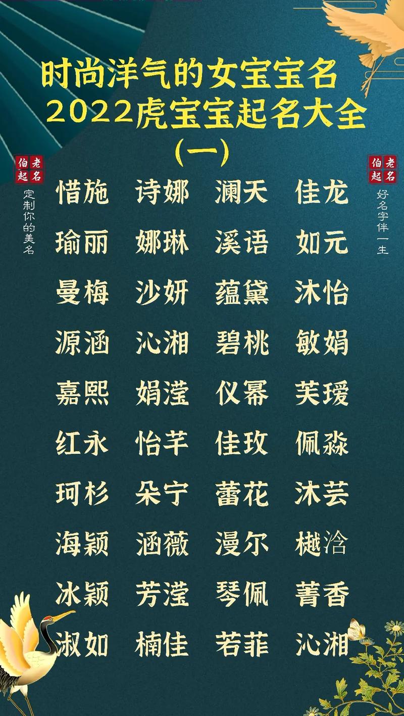 起名字大全2022年女_起名字大全2022年女宝宝