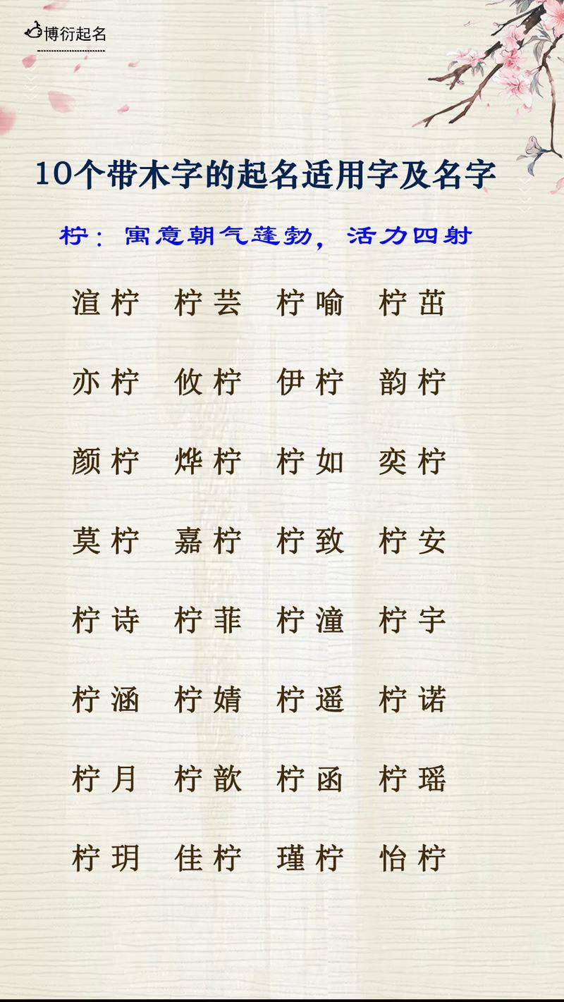 小宝宝起名字带木字旁_小宝宝起名字带木字旁的字