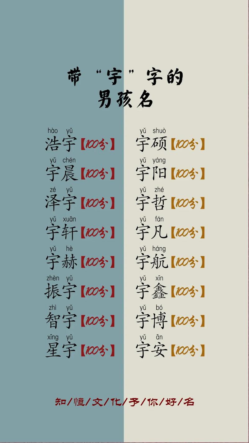 宝宝起名字后面带宇字_宝宝起名字后面带宇字好吗