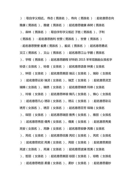 双胞胎起名字大全女孩_双胞胎起名字大全女孩子