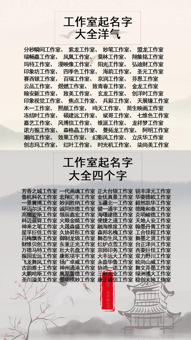 美容工作室起名字大全_美容工作室起名字大全最新免费