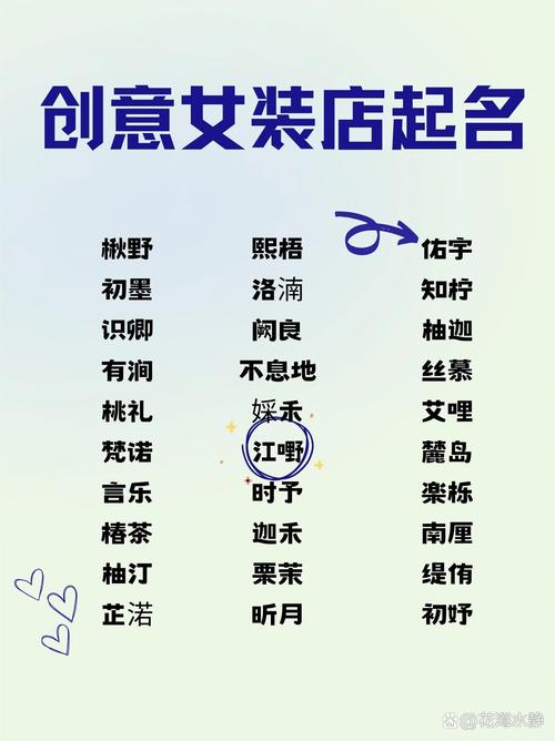 如何为女装起名字大全_如何为女装起名字大全四个字