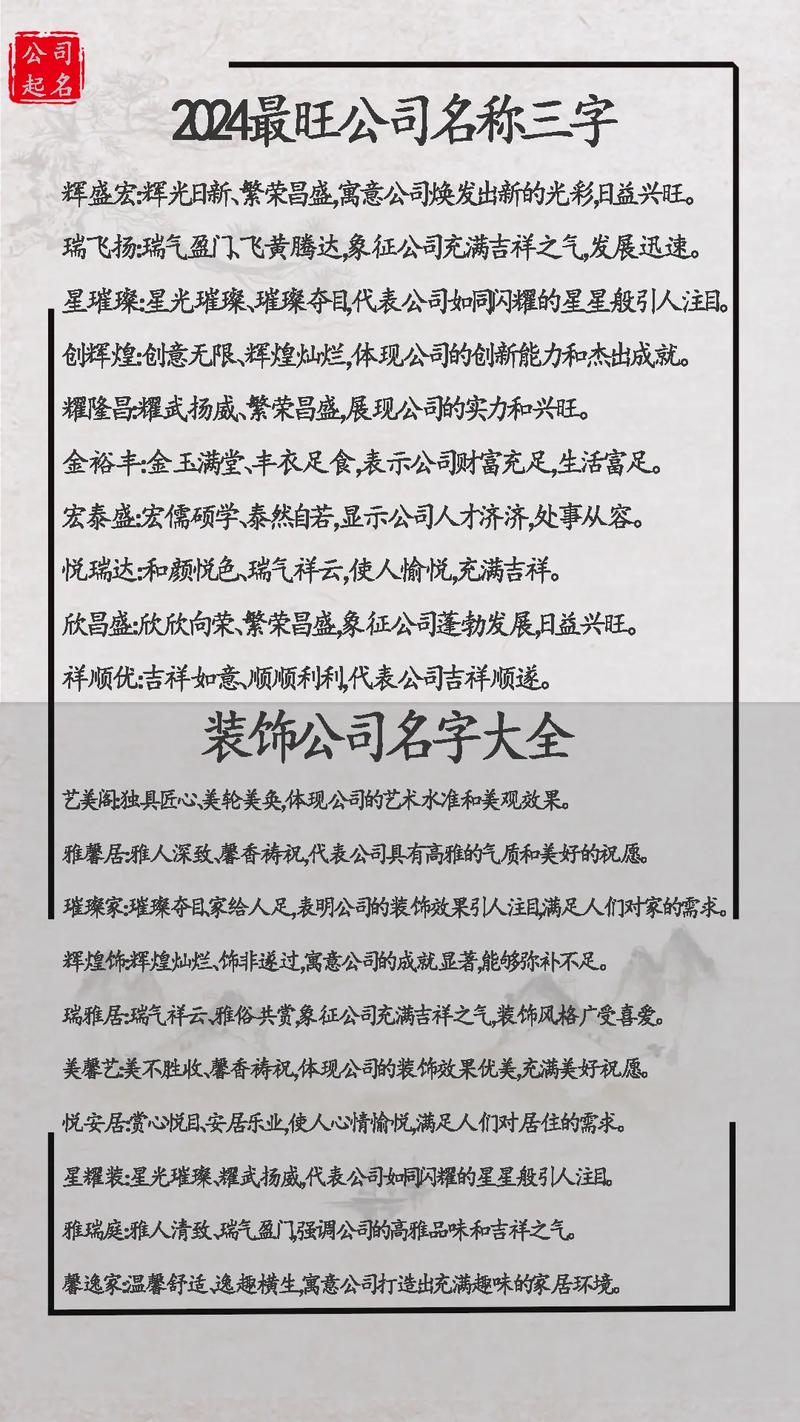想给装修公司起名字_想给装修公司起名字怎么起