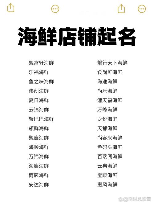 海鲜进口公司起名字_海鲜进口公司起名字大全