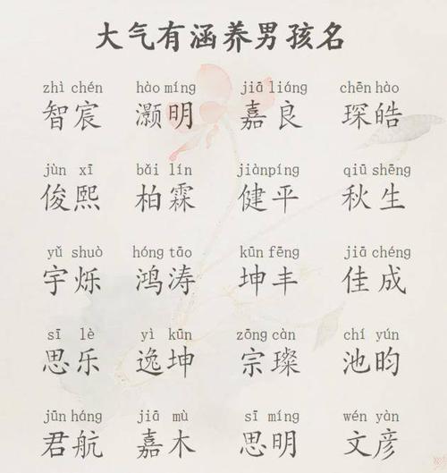 狗年出生的孩子起名字大全_狗年出生的孩子起名字大全男孩