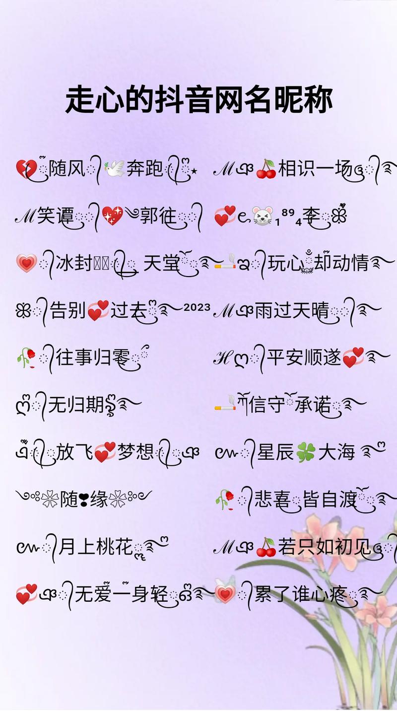 给自己抖音起名字大全_给自己抖音起名字大全女