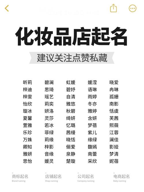 护肤产品公司起名字_护肤产品公司起名字大全