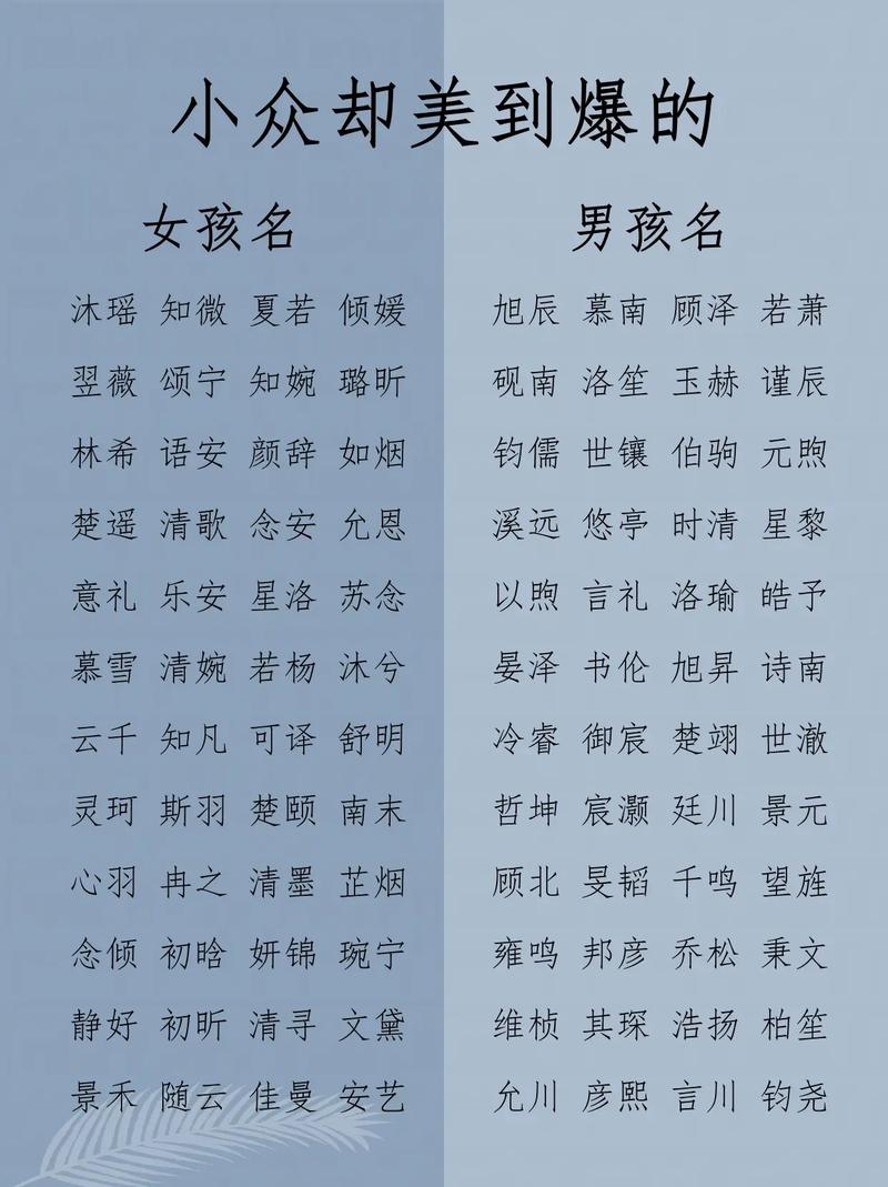 几年前小孩起名字大全_几年前小孩起名字大全图片