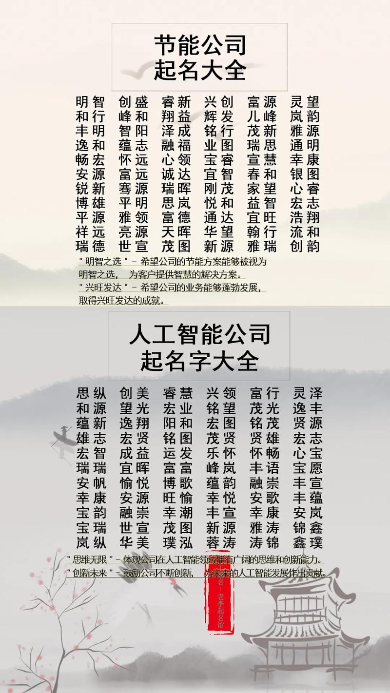 工业机器公司起名字_工业机器公司起名字大全