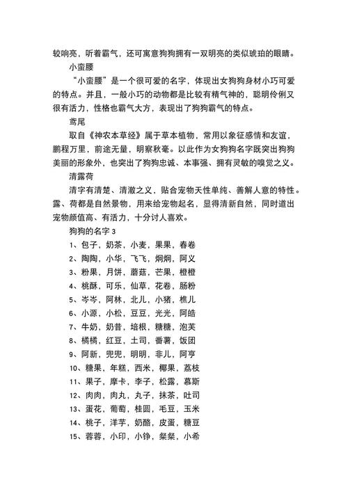 给男给男狗宝宝起名字_给男狗起个名字