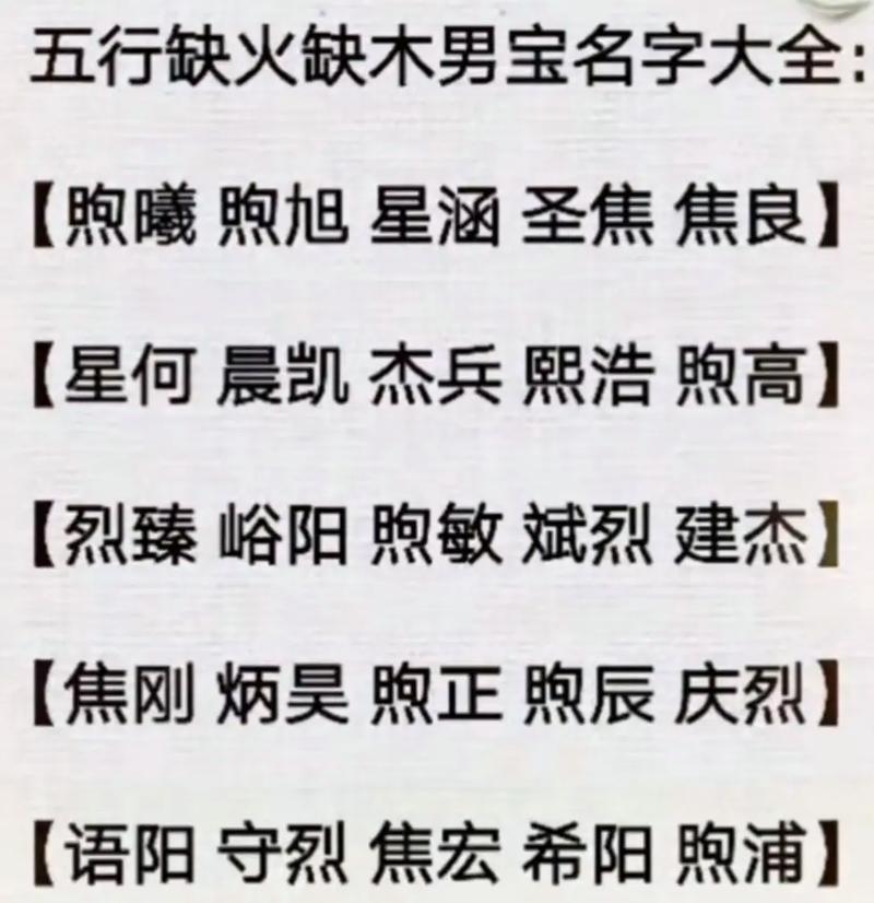 宝宝起名字五行缺木男孩_宝宝起名字五行缺木男孩取名