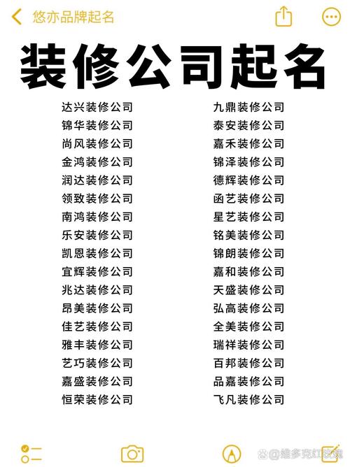 装修公司怎么起名字_装修公司怎么起名字好