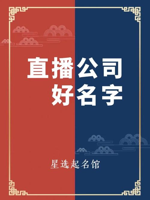 做直播公司起名字_做直播公司起名字大全