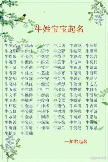 十月初三的牛宝宝起名字_十月初三的牛宝宝起名字怎么起