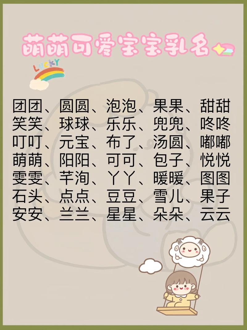 七个月宝宝起名字简单干净_七月宝宝乳名叫什么好听?