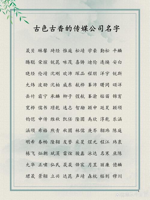 儿童影视传媒公司起名字_少儿影视传媒公司