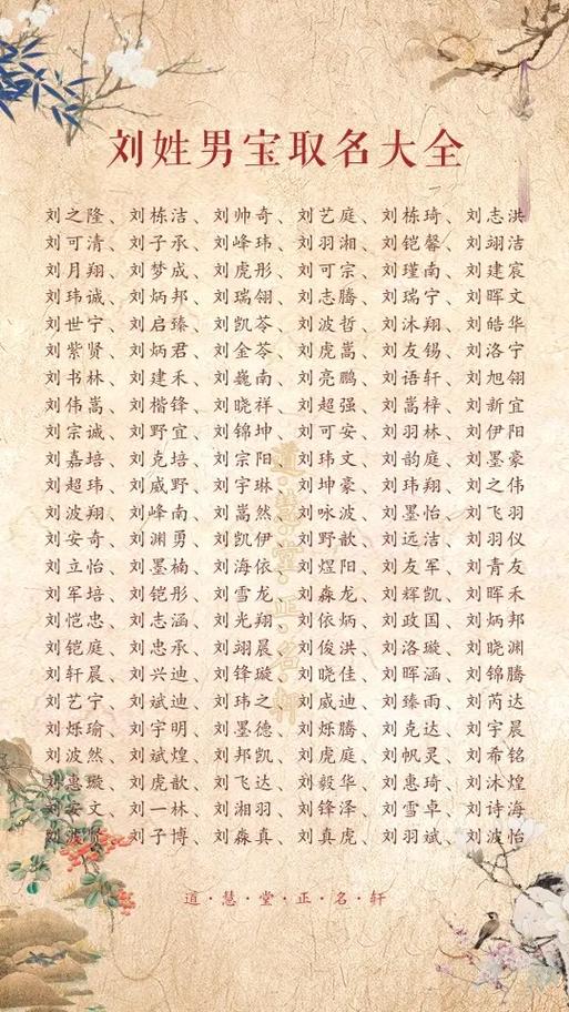 姓刘给四月份女宝宝起名字_姓刘的宝宝四个字名字大全女孩