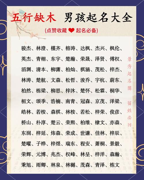 木字旁山字男孩起名字大全_木字旁山字男孩起名字大全集
