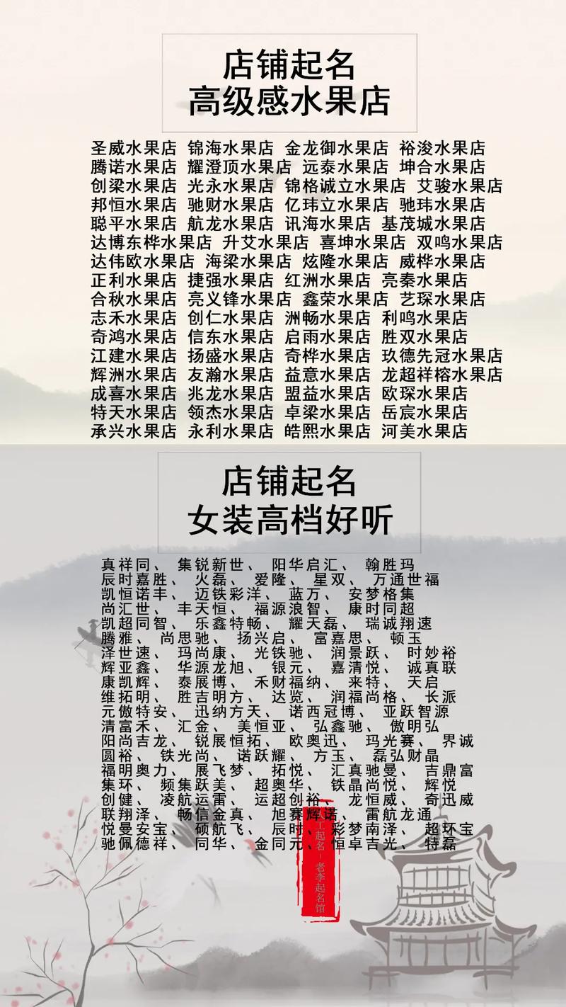 给抖音电商起名字大全_给抖音电商起名字大全女