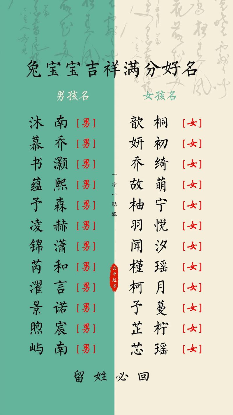 起名字兔子宝宝_起名字兔子宝宝好吗