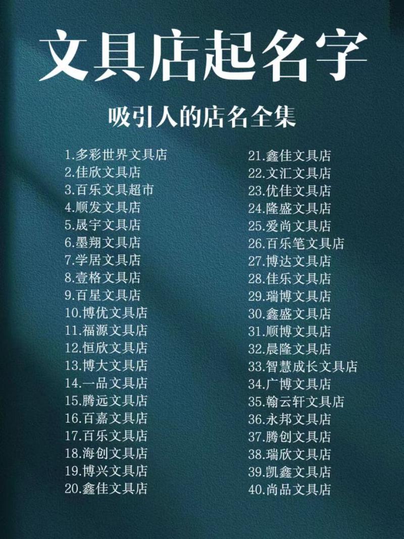 文具类商贸公司起名字_文具商贸公司起名大全