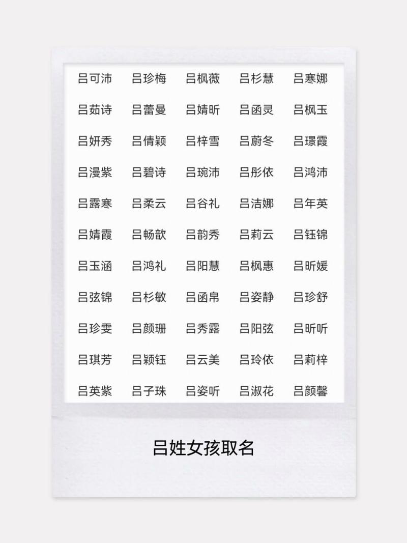 吕宝宝起名字_吕宝宝起名字大全