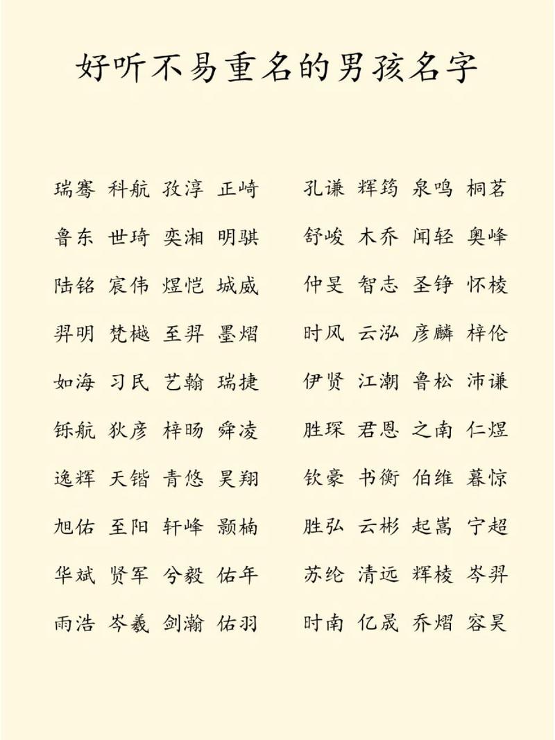 八字起名字大全男孩小名_八字起名字大全男孩小名叫什么