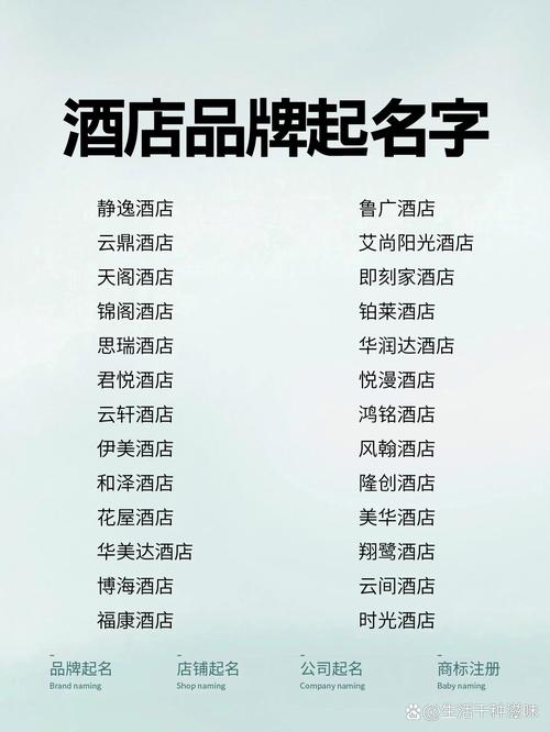 酒店开公司怎么起名字_酒店开公司怎么起名字好听