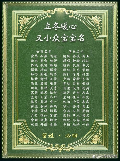 立冬宝宝起名字_立冬宝宝起名字大全