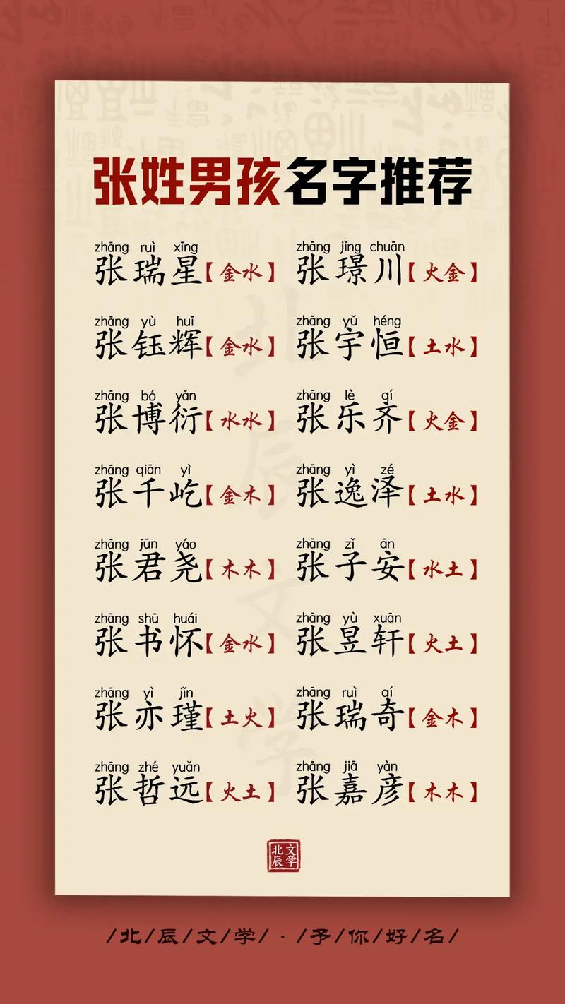 新生儿起名字大全男孩张_新生儿起名字大全男孩张姓