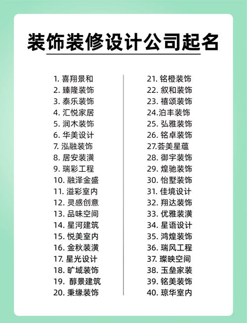 通化装修公司起名字_康县装修公司名字