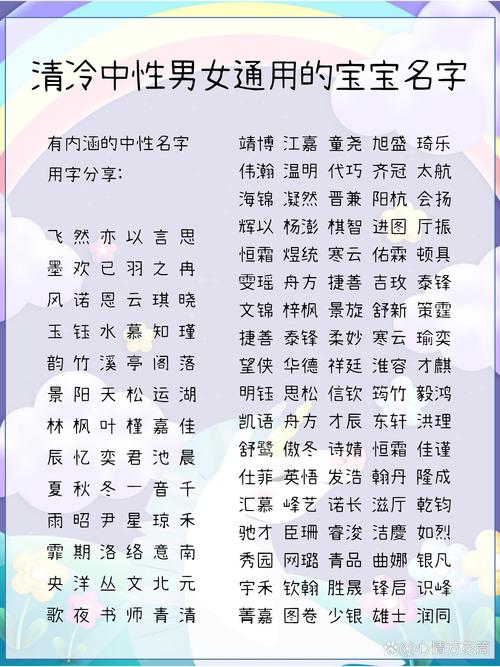 宝宝起名字中性_宝宝起名字中性字