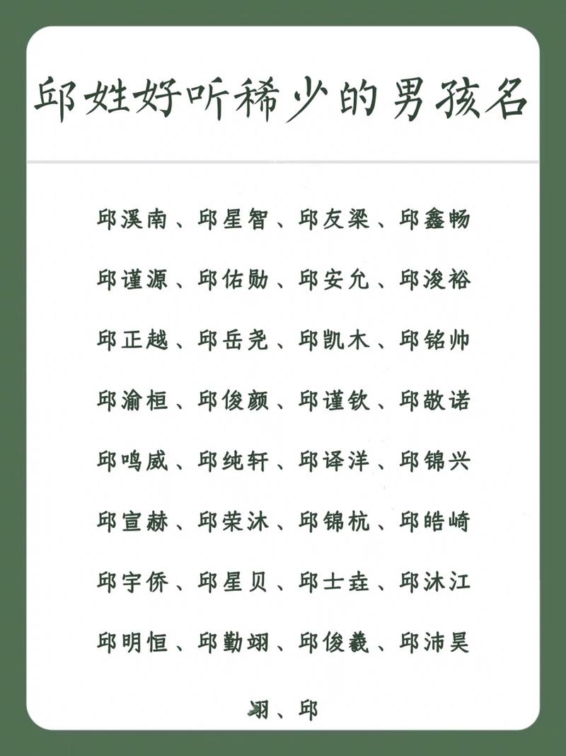 给女朋友起名字大全姓邱_给女朋友起名字大全姓邱的名字