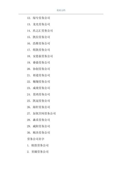 给自己劳务公司起名字_给自己劳务公司起名字大全