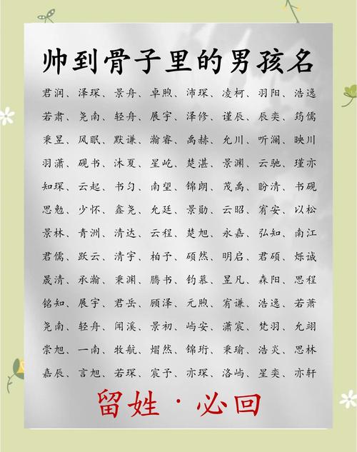 起名字大全宝宝_起名字大全宝宝男孩
