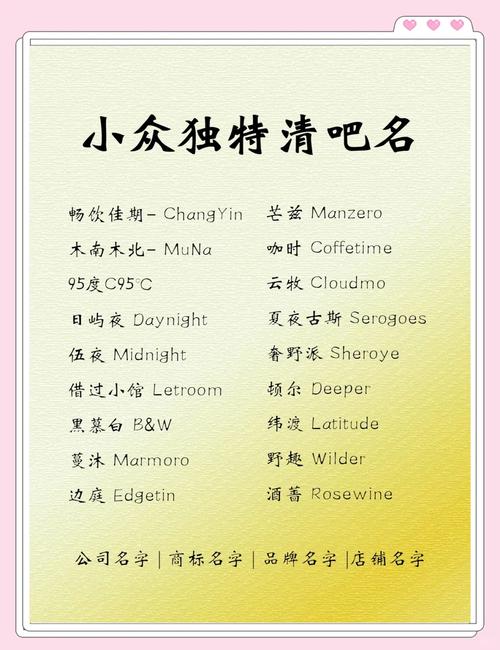 大型酒吧管理公司起名字_大型酒吧管理公司起名字大全