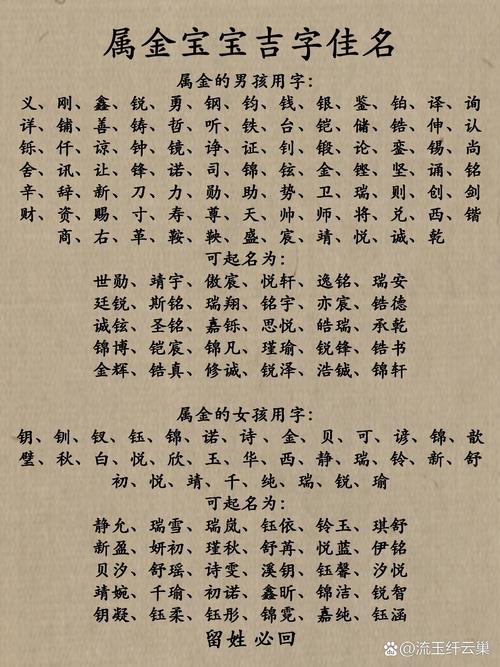 金多宝宝起名字_金宝宝起名字大全
