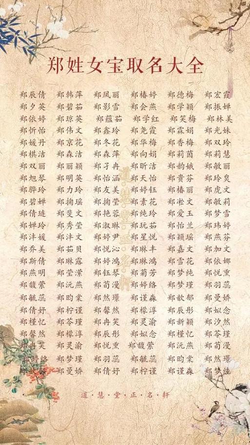 郑宝宝起名字_郑宝宝起名字大全