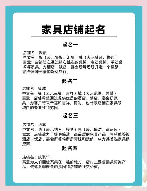 装修家具店如何起名字大全_装修家具店如何起名字大全四个字