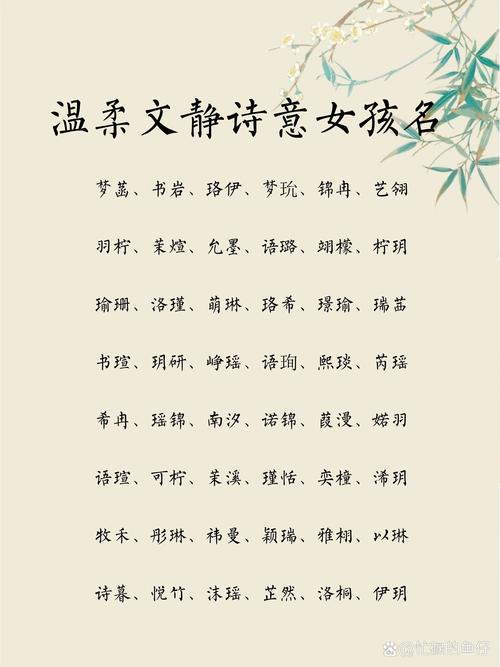 如何在家给女孩起名字大全_如何在家给女孩起名字大全好听