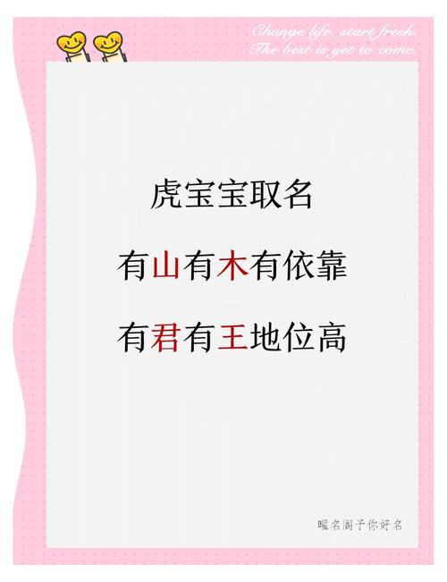给虎男宝宝起名字大全集_虎男宝宝取什么名字最好